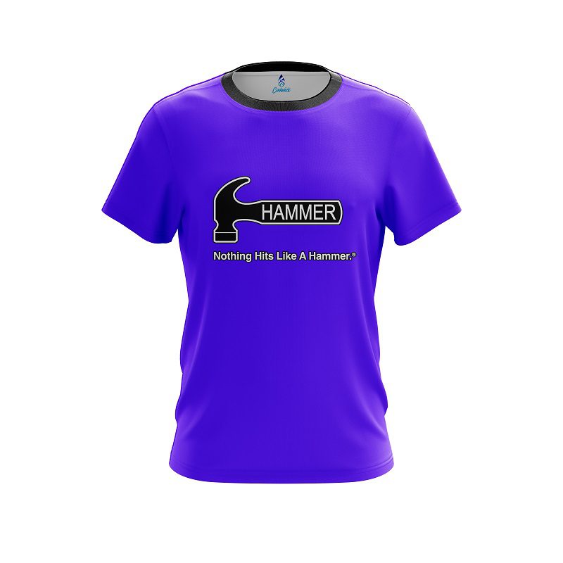 Hammer Plain Purple CoolWick Bowling Jersey