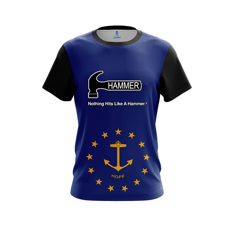Hammer Rhode Island Flag CoolWick Bowling Jersey