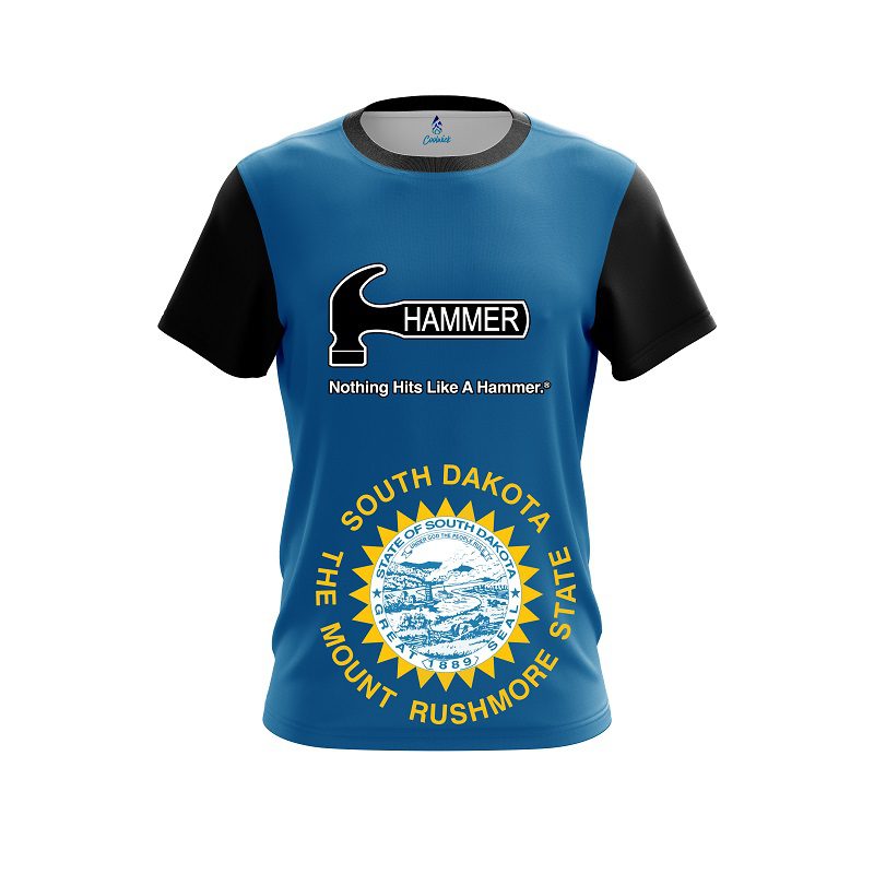 Hammer South Dakota Flag CoolWick Bowling Jersey