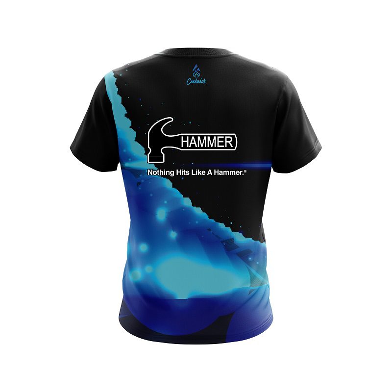 Hammer Space Pixel Mountain CoolWick Bowling Jersey - Image 2