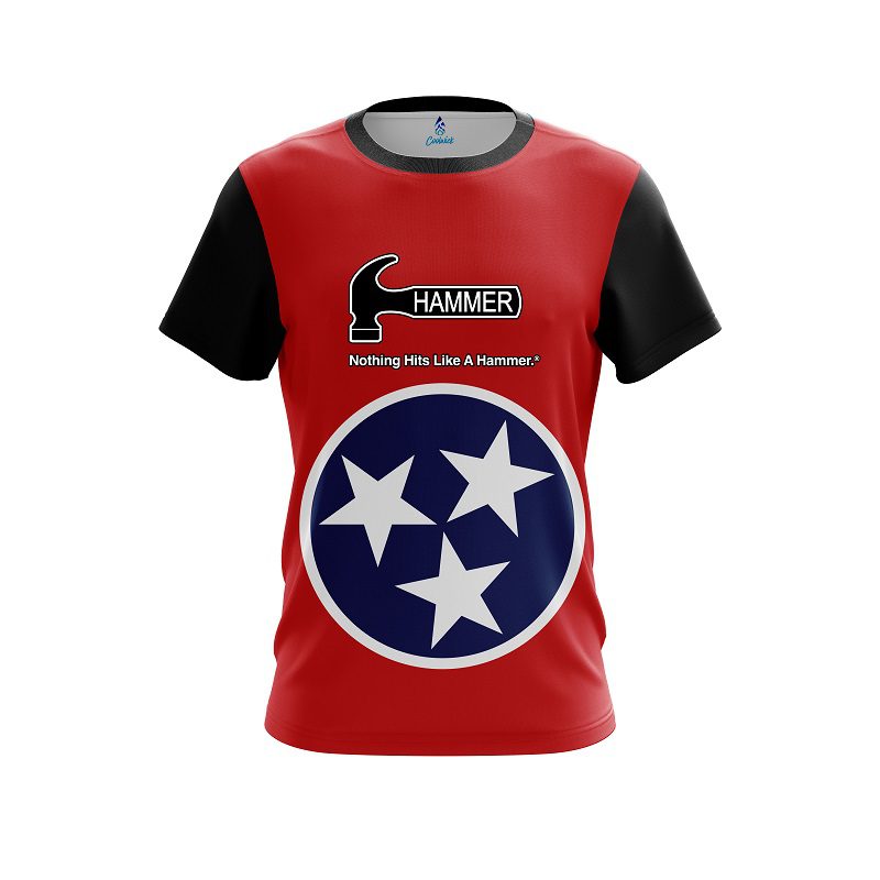 Hammer Tennessee Flag CoolWick Bowling Jersey