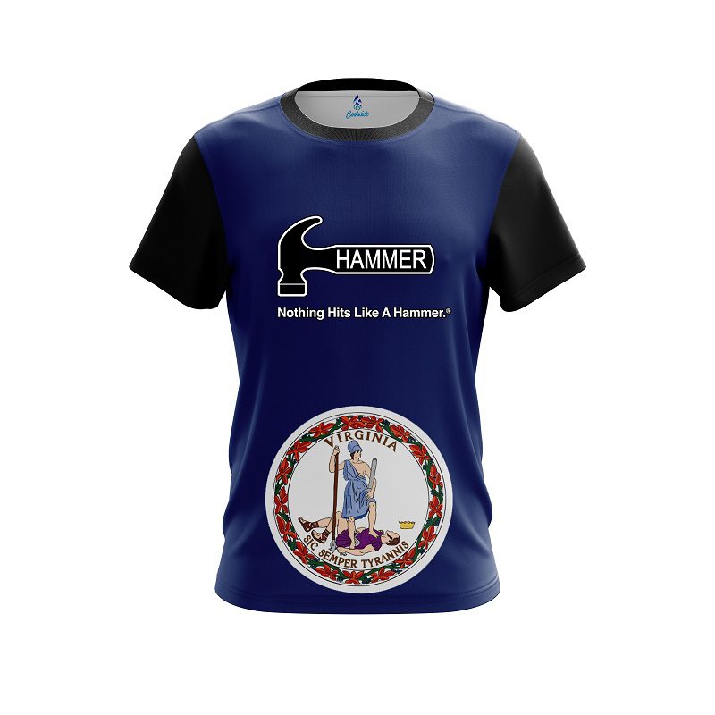 Hammer Virginia Flag CoolWick Bowling Jersey