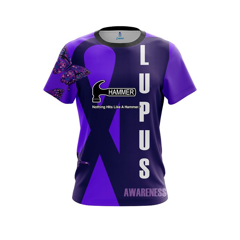 Hammer Lupus Cancer CoolWick Bowling Jersey