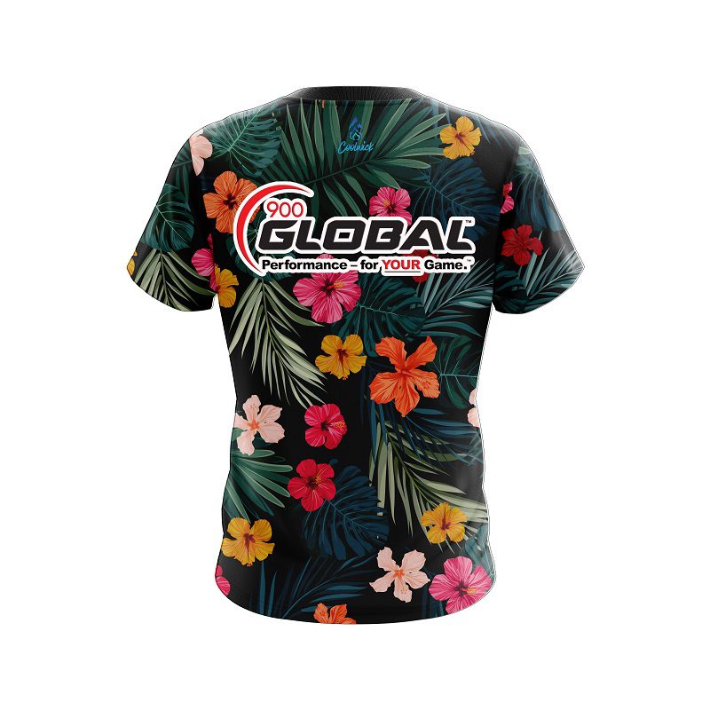 900 Global Hello Tropics CoolWick Bowling Jersey - Image 2