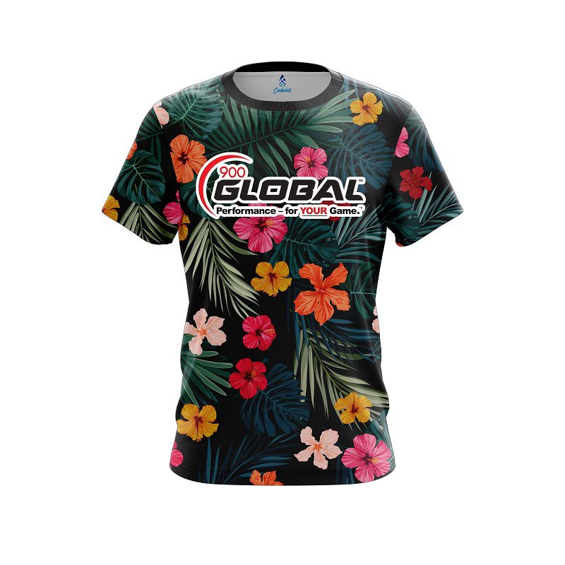 900 Global Hello Tropics CoolWick Bowling Jersey