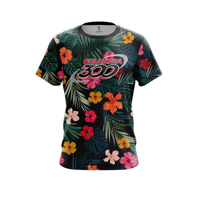 Columbia 300  Hello Tropics CoolWick Bowling Jersey