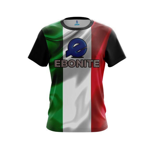 Ebonite Italian Flag CoolWick Bowling Jersey