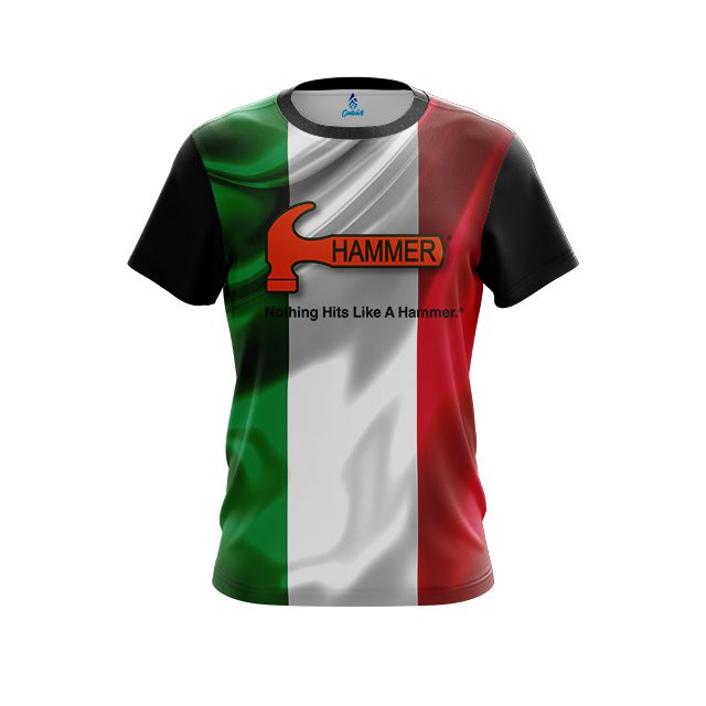 Hammer Italian Flag CoolWick Bowling Jersey