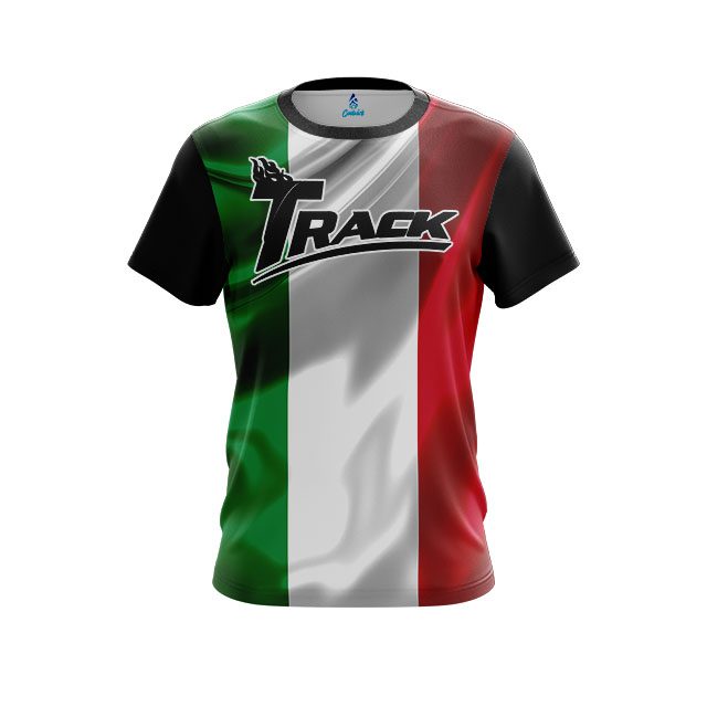Track Italian Flag CoolWick Bowling Jersey