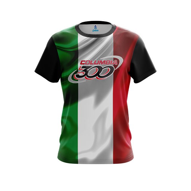 Columbia 300 Italian Flag CoolWick Bowling Jersey