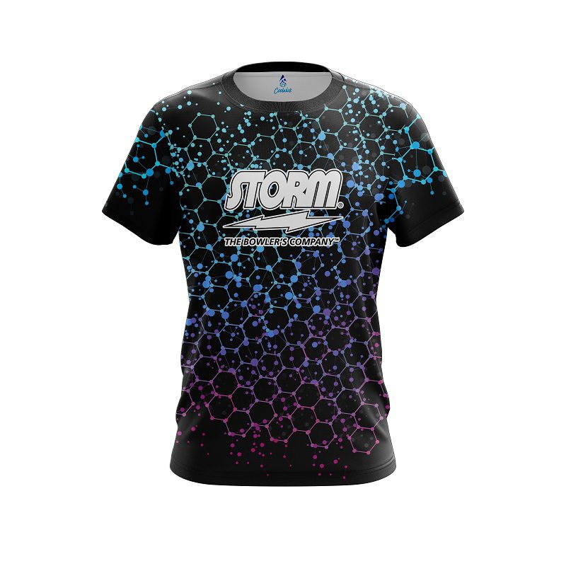 Jacqueline Evans Storm Black Molecules CoolWick Replica Bowling Jersey