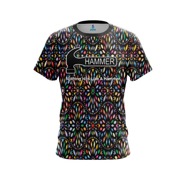 Hammer Kaleidoscope Black CoolWick Bowling Jersey