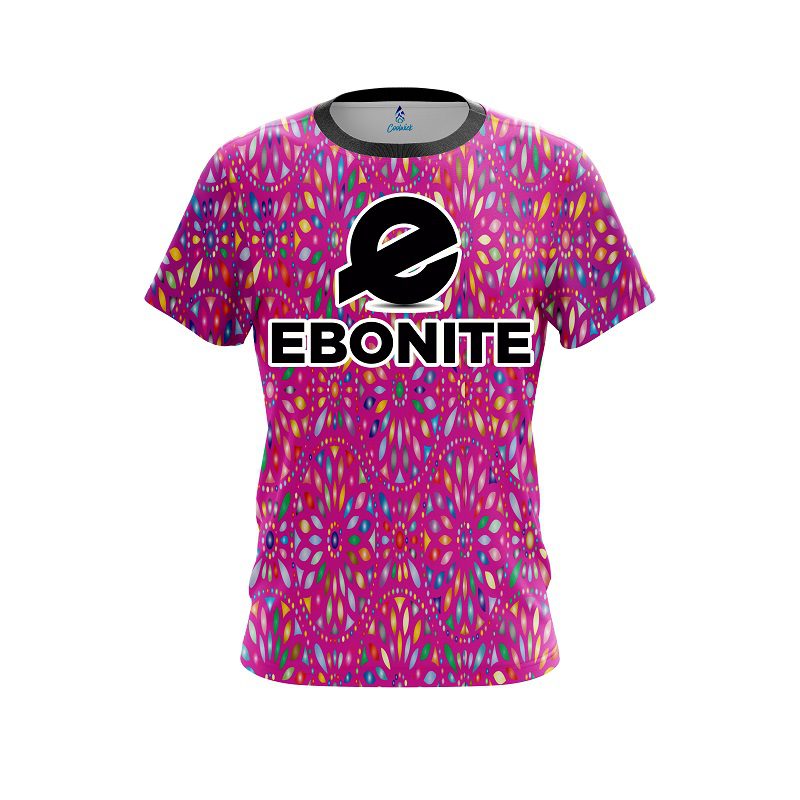 Ebonite Kaleidoscope Pink CoolWick Bowling Jersey