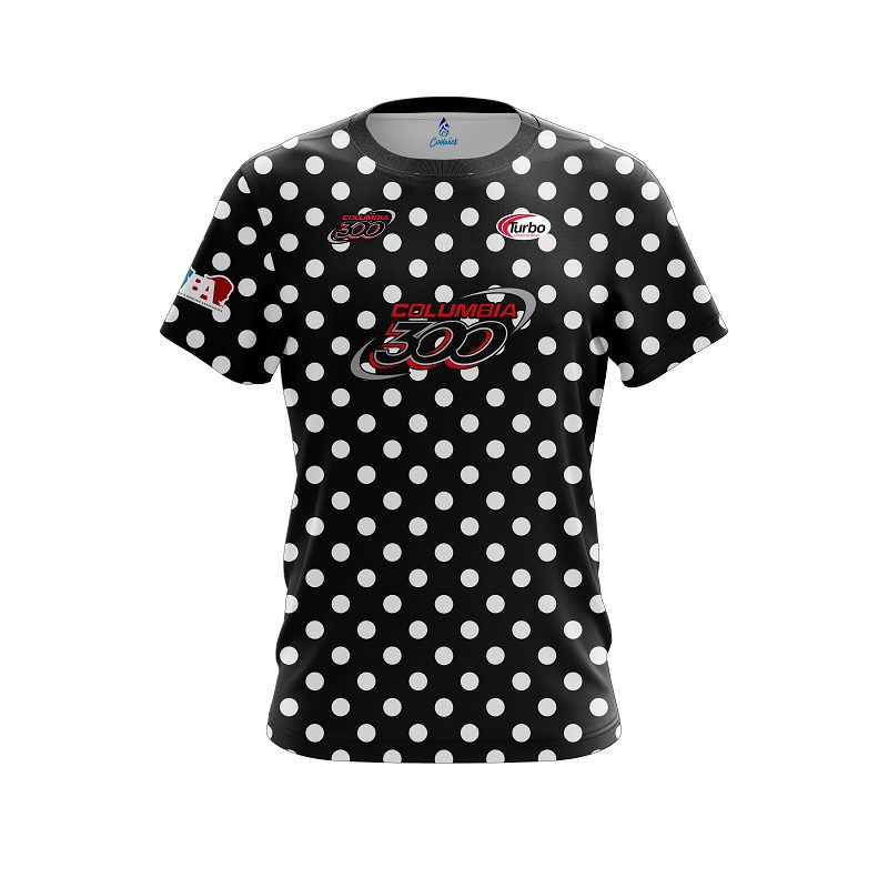Katie Thornton Columbia 300 Polka Dots  CoolWick Bowling Jersey