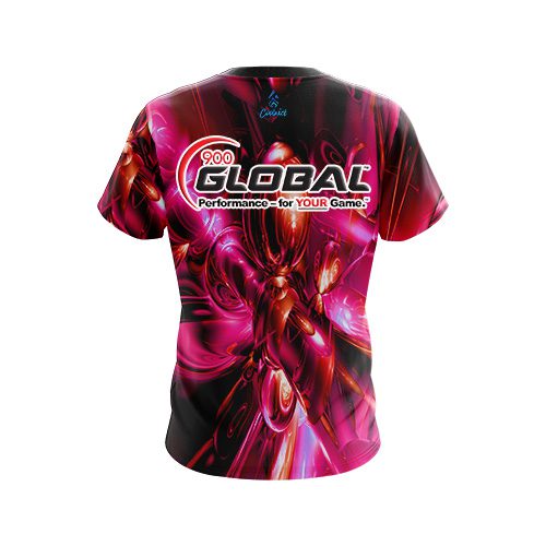 900 Global Liquid Plasma Red CoolWick Bowling Jersey - Image 2