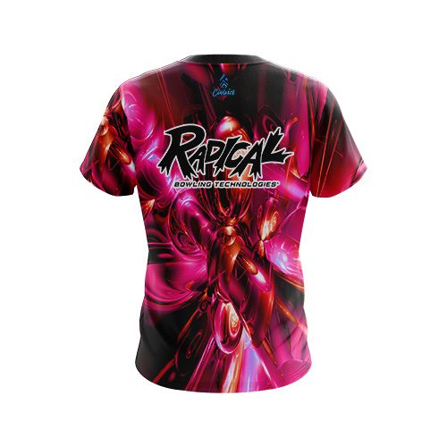 Radical Liquid Plasma Red CoolWick Bowling Jersey - Image 2