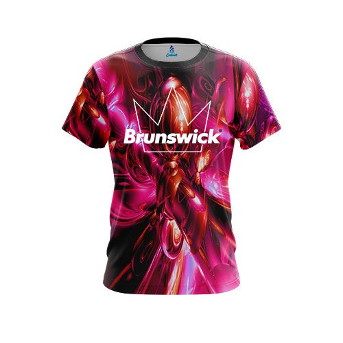 Brunswick Liquid Plasma Red CoolWick Bowling Jersey