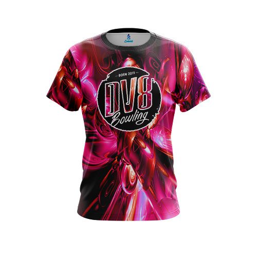 DV8 Liquid Plasma Red CoolWick Bowling Jersey