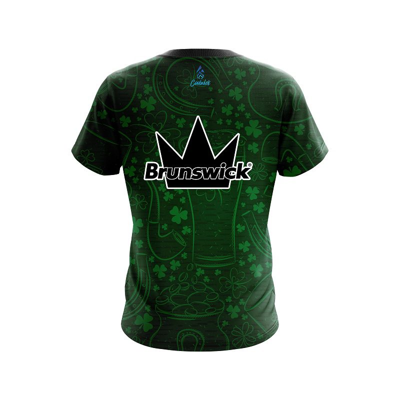 Brunswick Lucky Shamrock CoolWick Bowling Jersey - Image 2