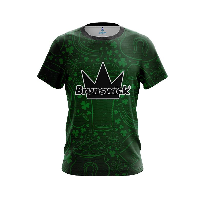 Brunswick Lucky Shamrock CoolWick Bowling Jersey