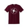 Jason Sterner #Sesh Men's CoolWick 50/50 Bowling T-Shirt Maroon White
