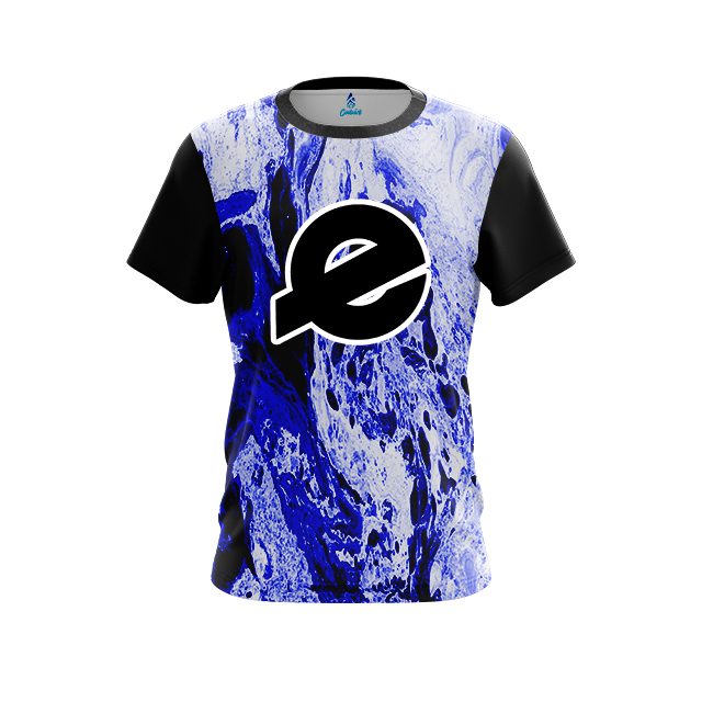 Ebonite Marble Blue CoolWick Bowling Jersey