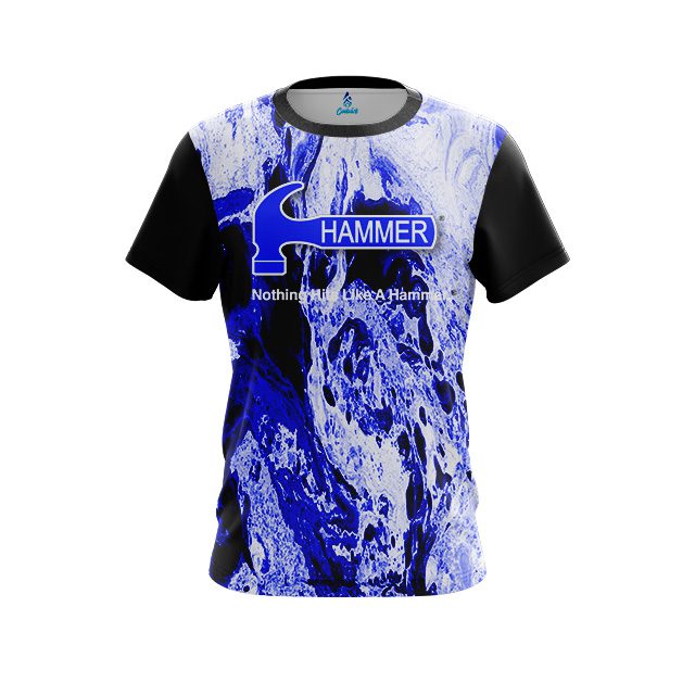Hammer Marble Blue CoolWick Bowling Jersey