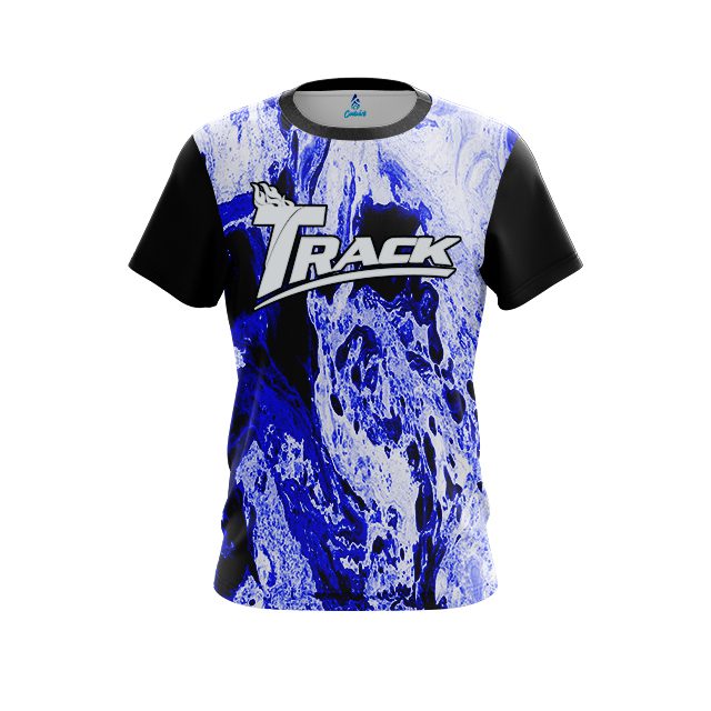 Track Blue Marble CoolWick Bowling Jersey