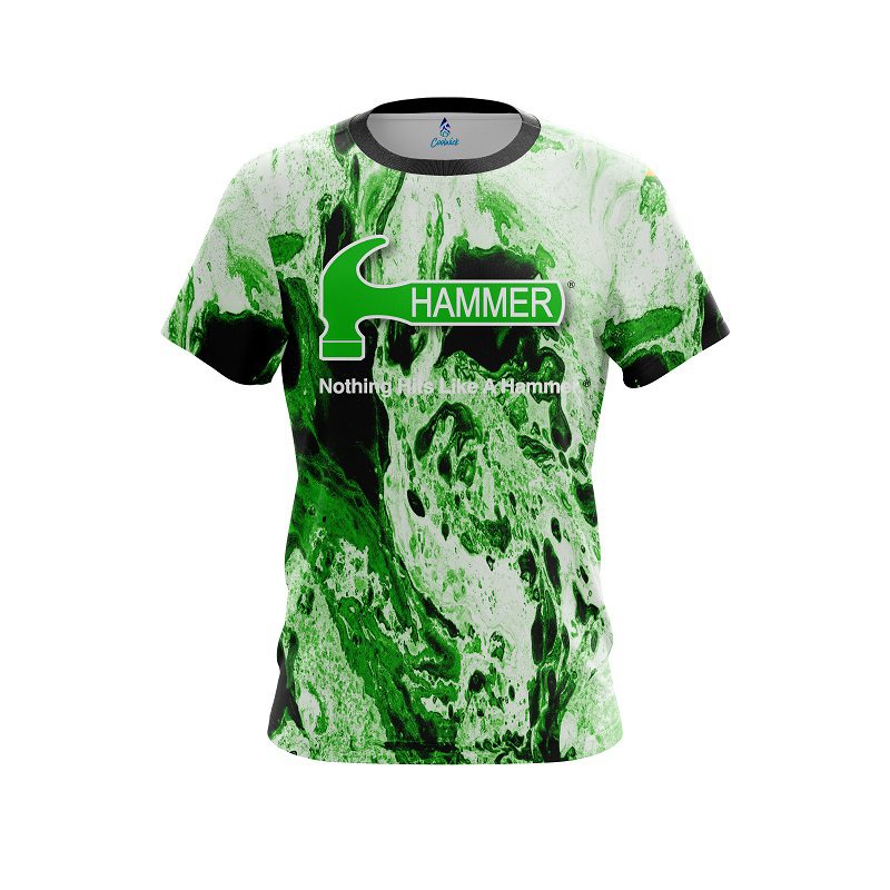 Hammer Marble Green CoolWick Bowling Jersey