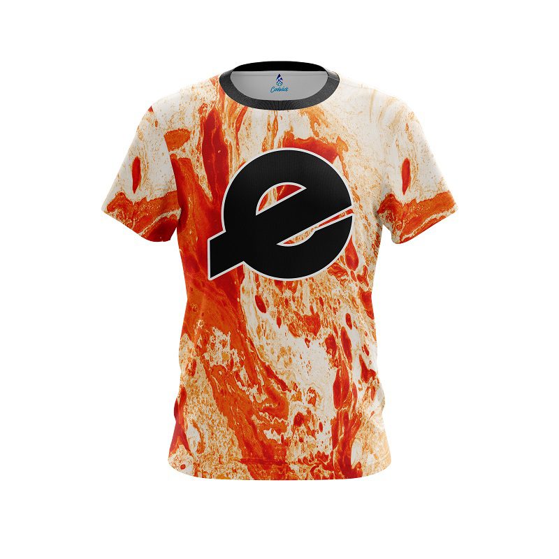 Ebonite Marble Orange CoolWick Bowling Jersey