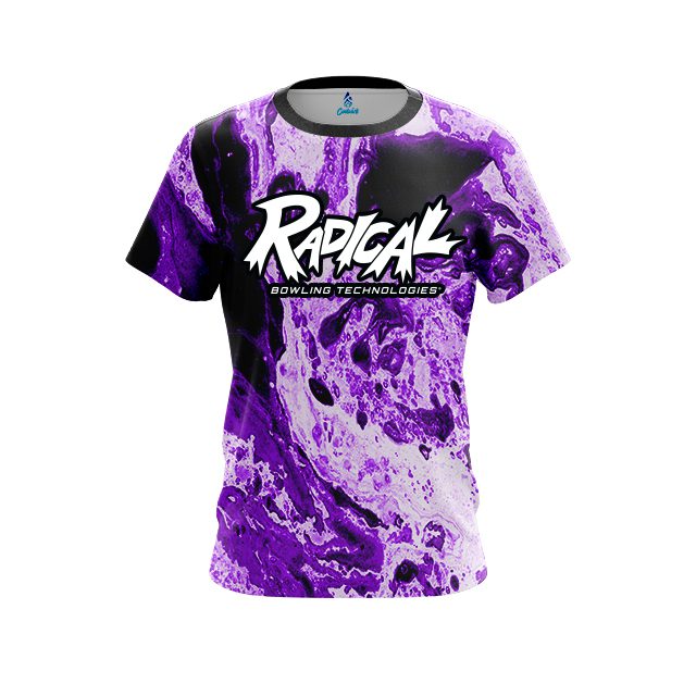 Radical Marble Purple CoolWick Bowling Jersey