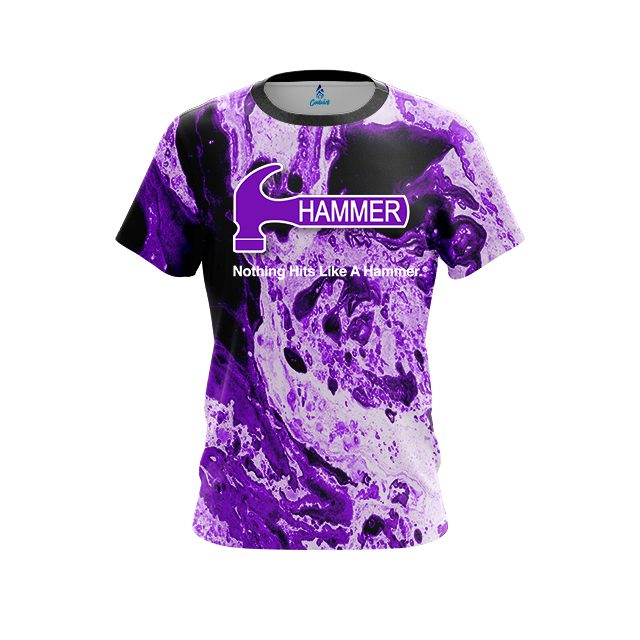 Hammer Marble Purple CoolWick Bowling Jersey