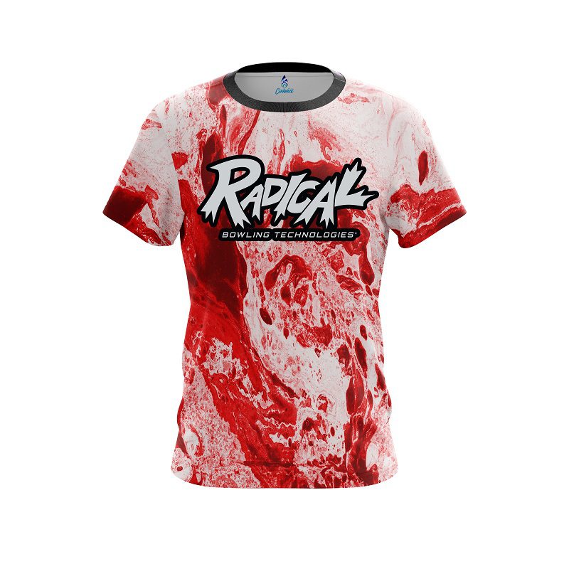 Radical Marble Red CoolWick Bowling Jersey