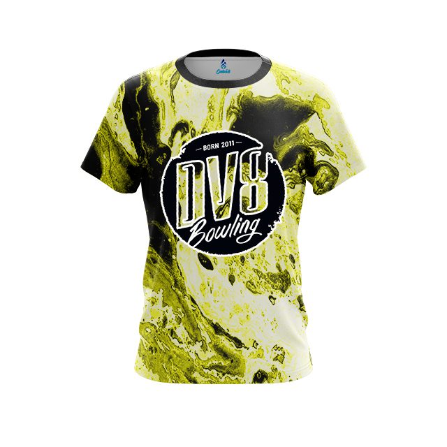 DV8 Marble Yellow CoolWick Bowling Jersey