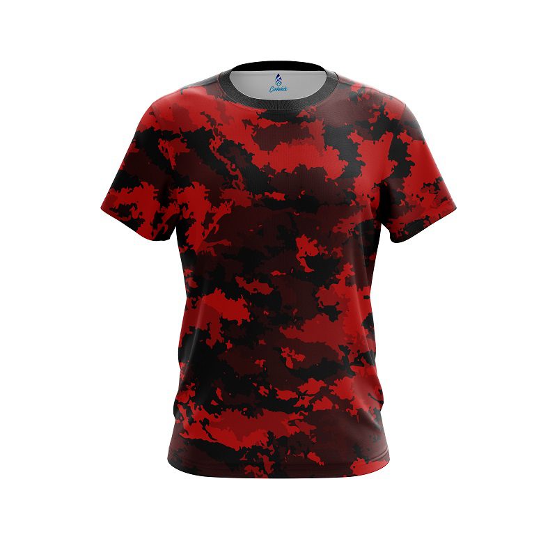 Military Red CoolWick Bowling Jersey