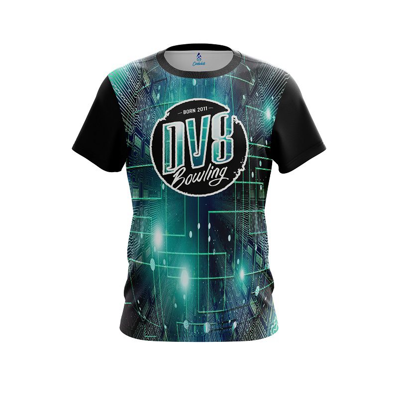 DV8  Motherboard Aqua CoolWick Bowling Jersey
