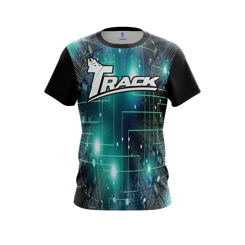 Track Motherboard Aqua CoolWick Bowling Jersey