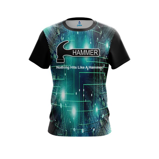 Hammer Motherboard Aqua CoolWick Bowling Jersey
