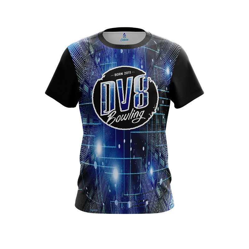 DV8 Motherboard Blue CoolWick Bowling Jersey