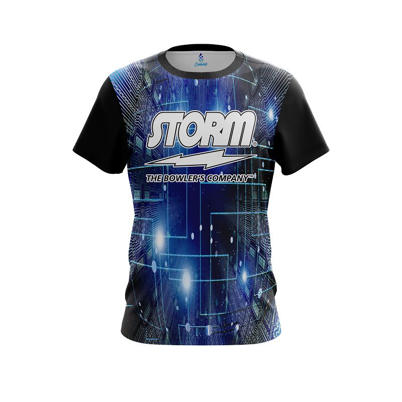 Storm Motherboard Blue CoolWick Bowling Jersey