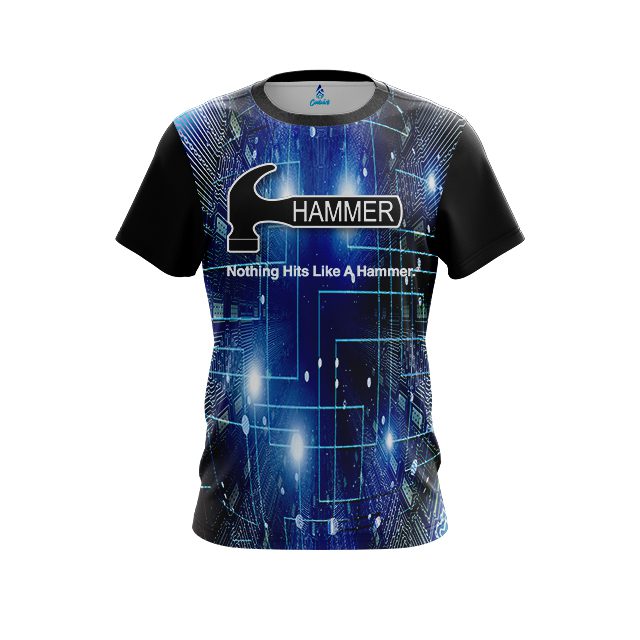 Hammer Motherboard Blue CoolWick Bowling Jersey