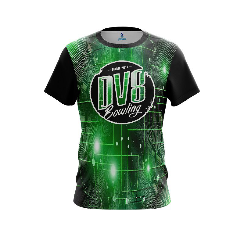 DV8 Motherboard Lime CoolWick Bowling Jersey