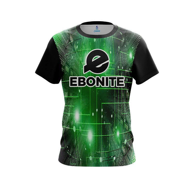 Ebonite Motherboard Lime CoolWick Bowling Jersey
