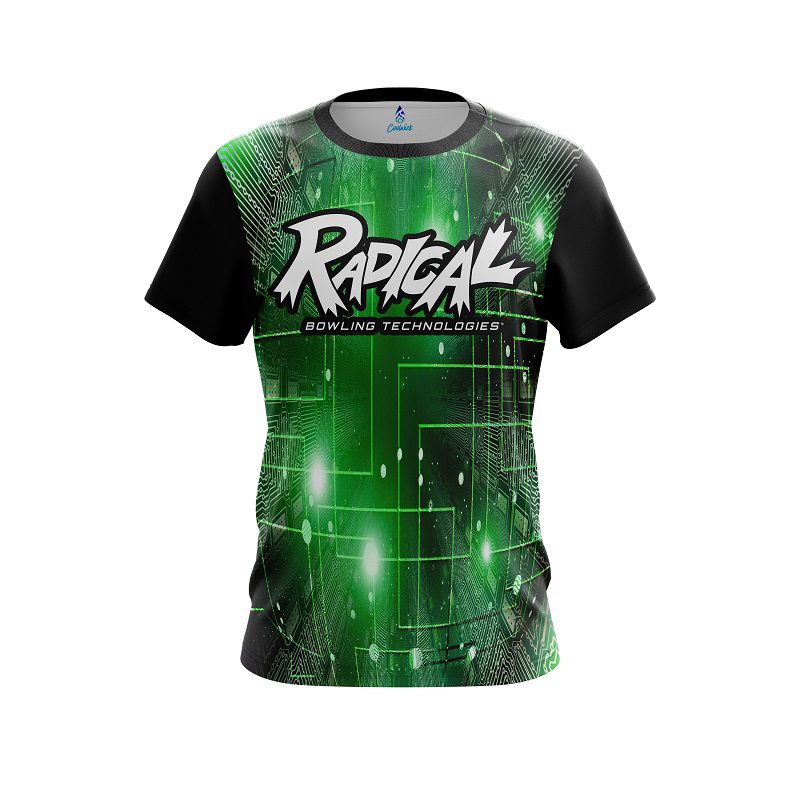 Radical Motherboard Lime CoolWick Bowling Jersey