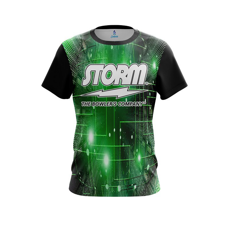 Storm Motherboard Lime CoolWick Bowling Jersey