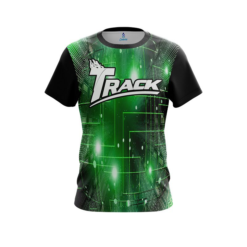 Track Motherboard Lime CoolWick Bowling Jersey