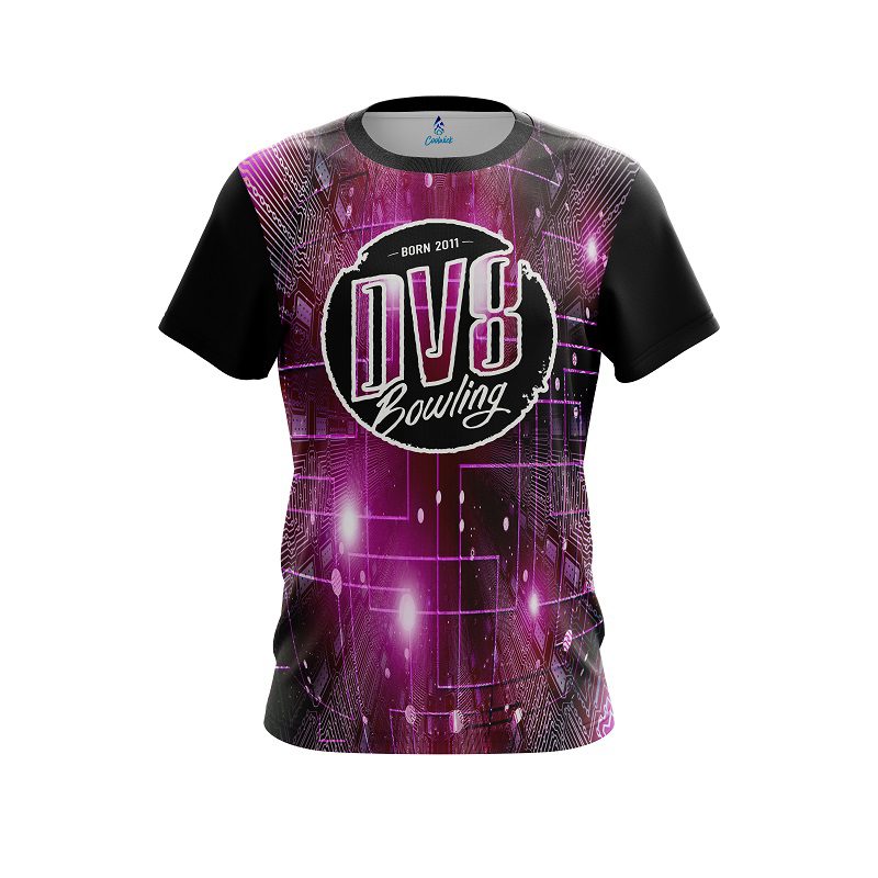 DV8 Motherboard Pink CoolWick Bowling Jersey