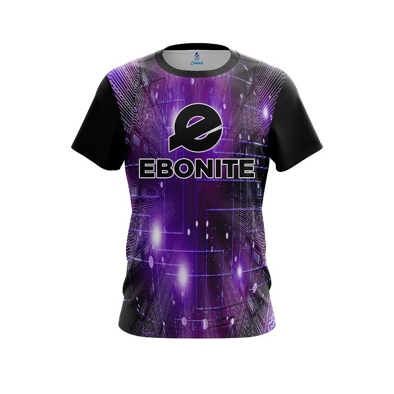 Ebonite Motherboard Purple CoolWick Bowling Jersey