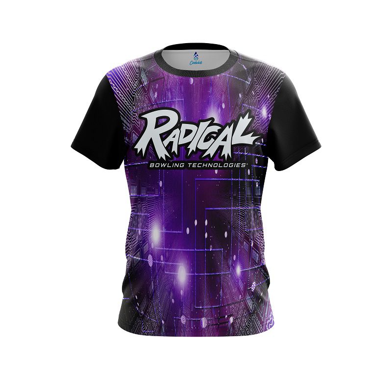Radical Motherboard Purple CoolWick Bowling Jersey