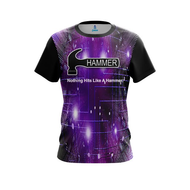 Hammer Motherboard Purple CoolWick Bowling Jersey